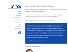 Tablet Screenshot of mgcgroup.com